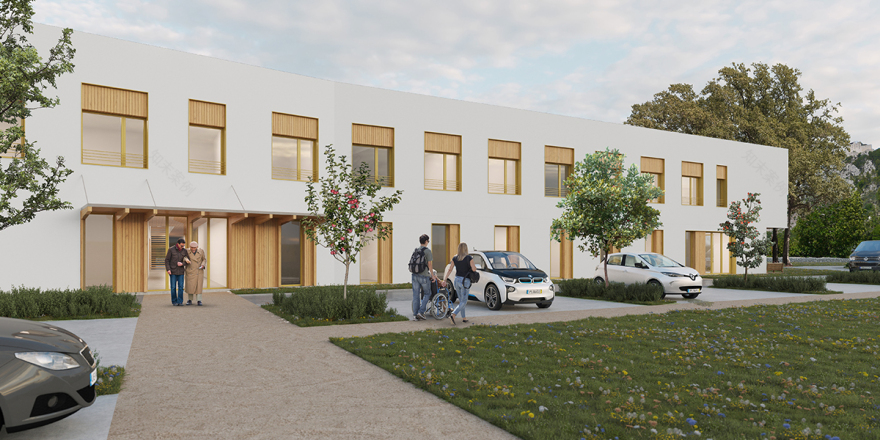 EHPAD 68 lits au cœur de la montagne provençale - CoCo architectureCoCo architecture-8