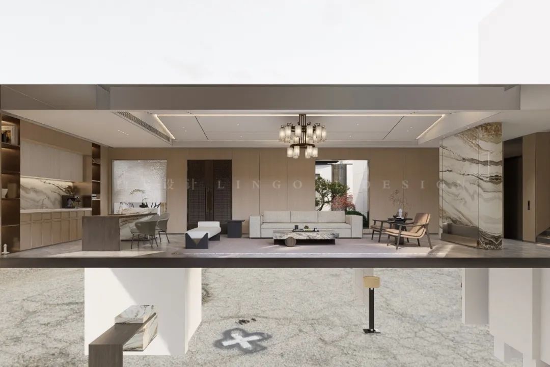 摩登东方 · 重庆上景臺合院别墅设计丨中国重庆丨麟戈设计-47