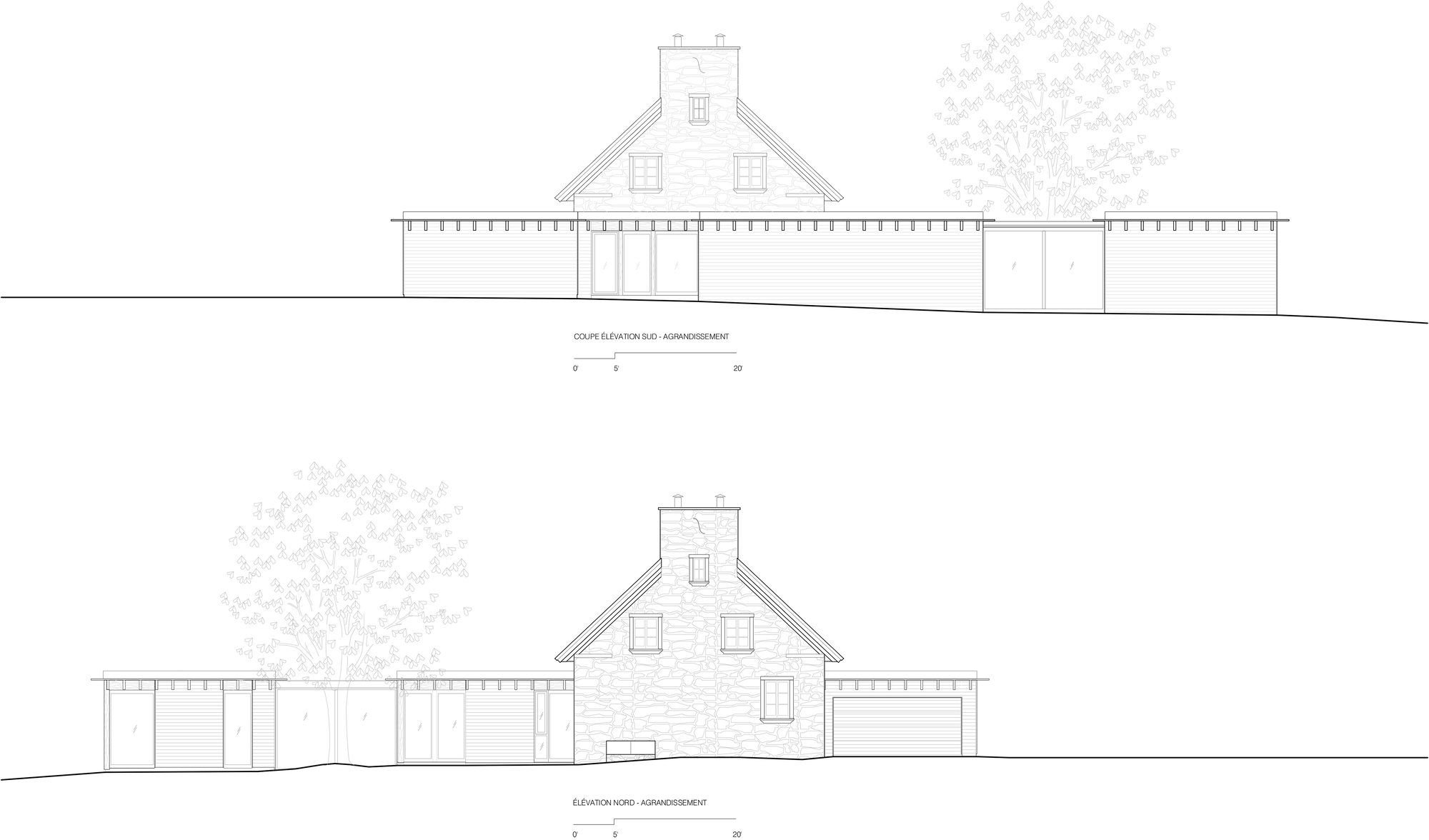欧贝之家(注:Maison常见作房屋、住宅等意思,Aubé一般作姓氏,这里结合常见表达意译为欧贝之家 ) 丨加拿大丨YH2 Architecture-48