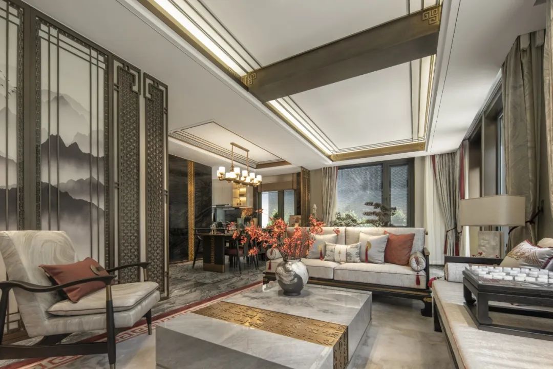 盛唐诗意,现代中式住宅设计丨中国宁波丨一然设计（上海,北京,深圳,沈阳）-35