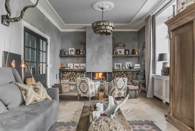 荷兰灰色蓝调空间，展现情感与平衡之美-5