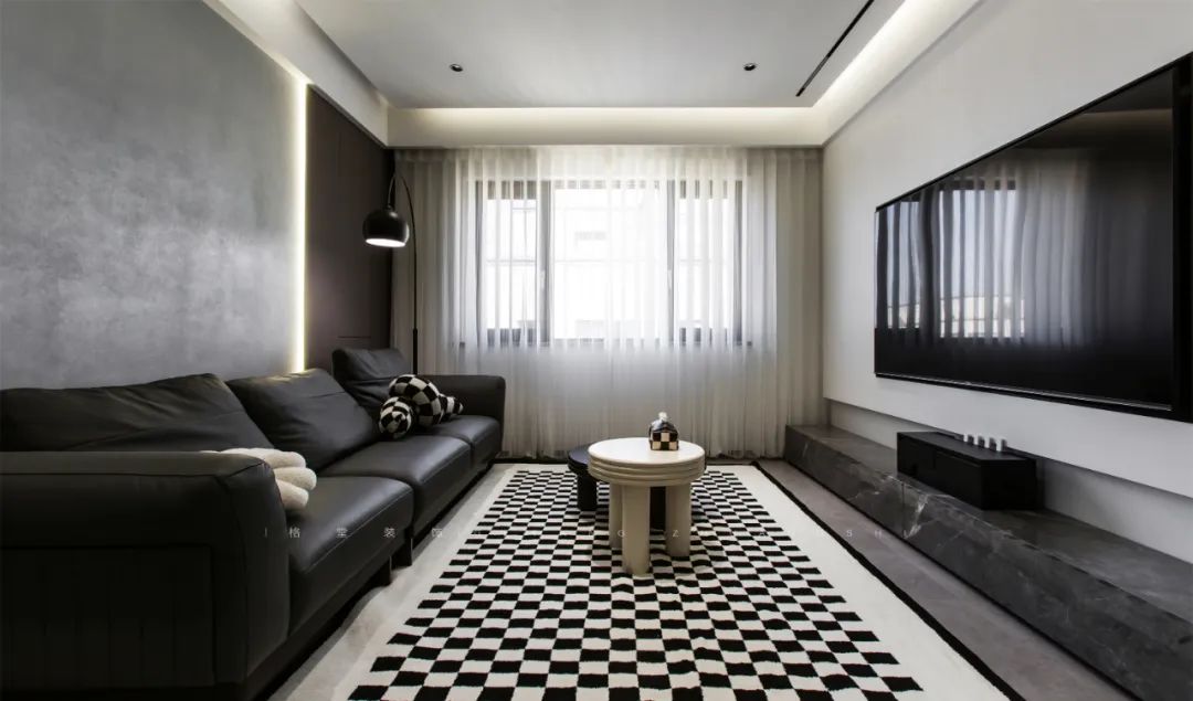 黑白灰的纯粹美学 · 常山桑园小区现代简约家居设计丨许亚彬-28