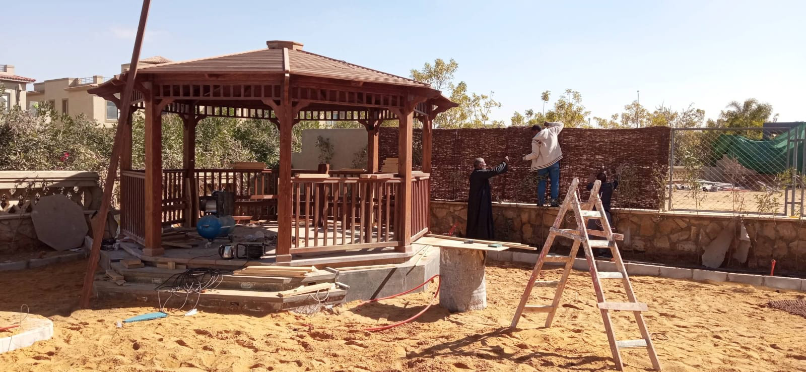 现代别墅泳池,按摩浴缸和桑拿房丨埃及开罗-29