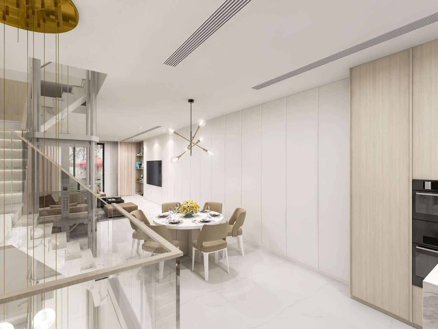 成都亚特兰蒂斯 320m²现代简约别墅，刘莎莎的独栋设计美学-10