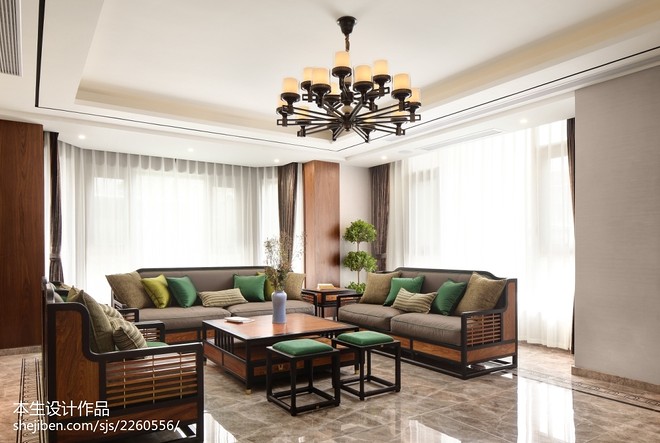 60万元别墅豪宅500平米装修案例-8