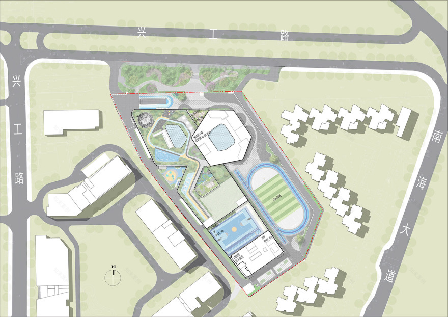 深圳贝赛思国际学校全国总部旗舰校区丨中国深圳丨筑博设计 联合公设等多家公司(见文本详细列举)-77