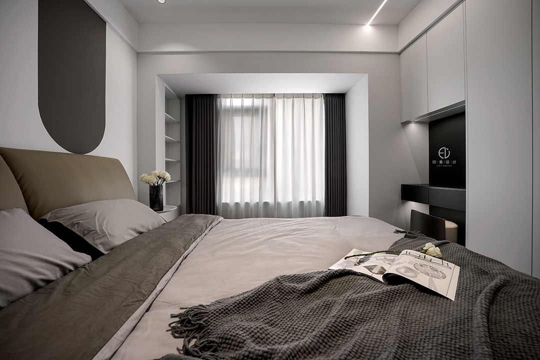 95.3㎡现代极简的家，从两个人的爱情故事说起-24