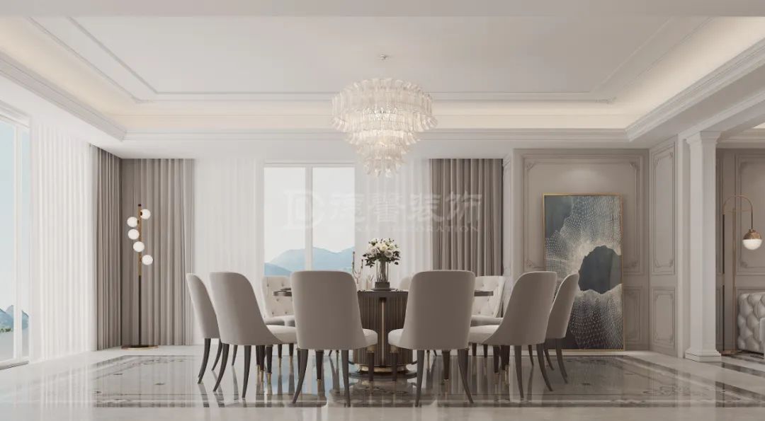 现代法式别墅设计，打造丰富空间层次-28