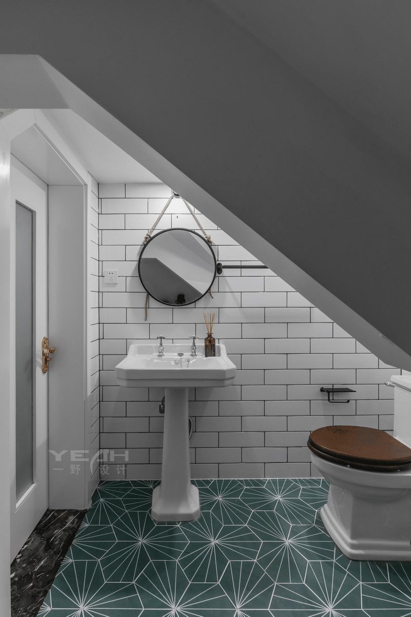 中南雅苑 | 140m² | 美式风格 | 奶油蓝与火烈鸟粉的完美融合-34