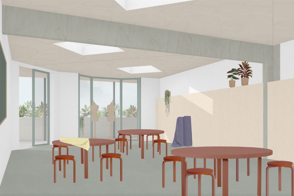 学校Pius X的三层扩建及相关区域设计丨比利时安特卫普丨POOT architectuur-9