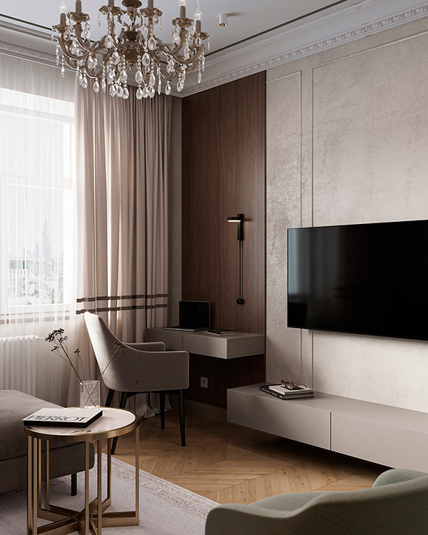 Apartment design project in Moscow-1