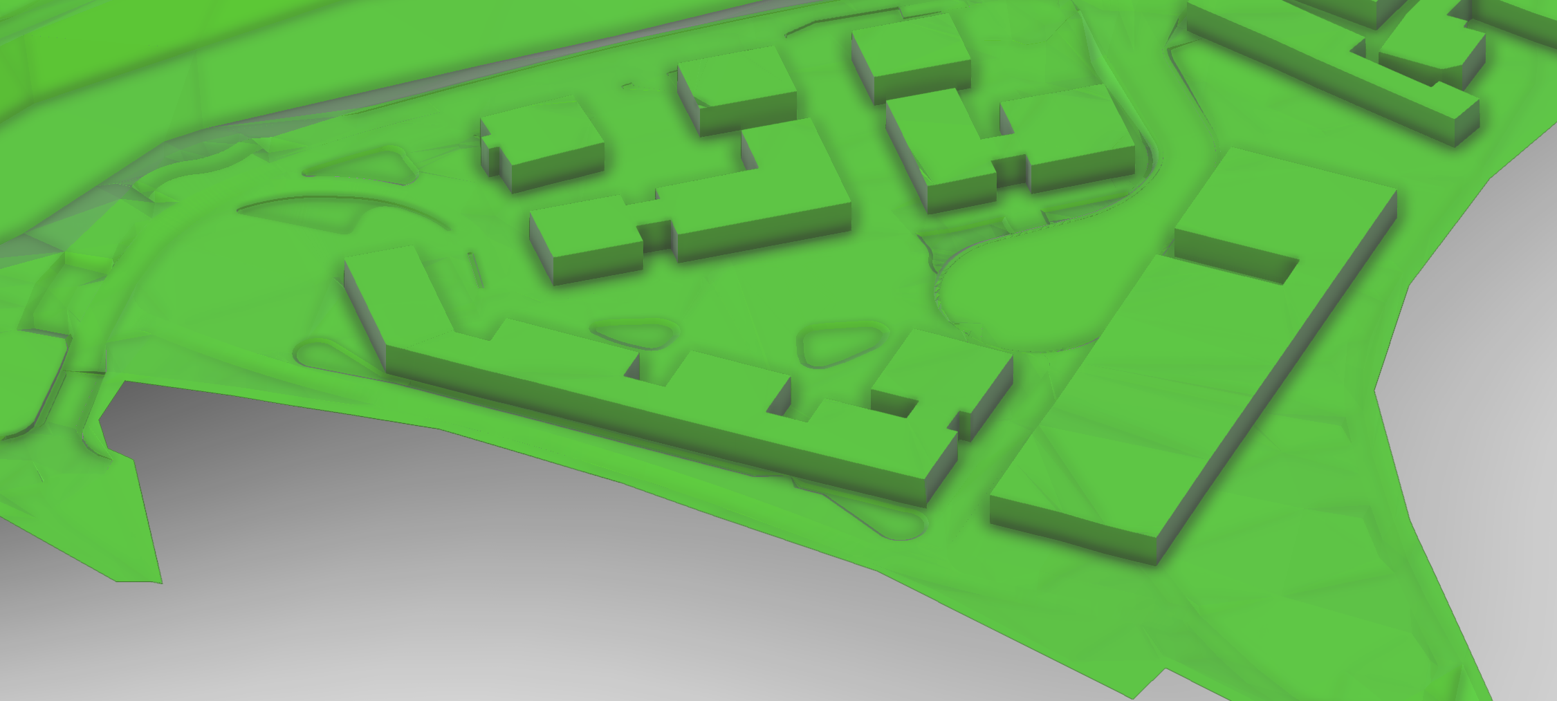 3D model of an urban area /3D-модель міської території-1