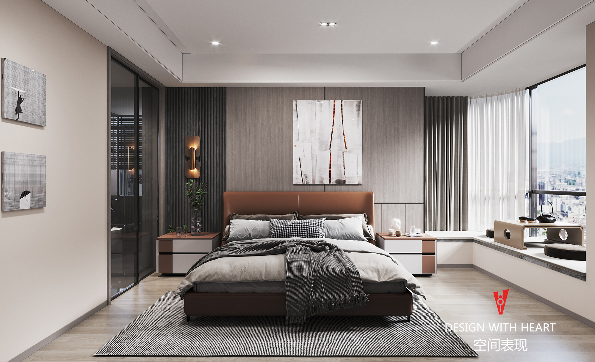 现代卧室设计中的光影艺术-3