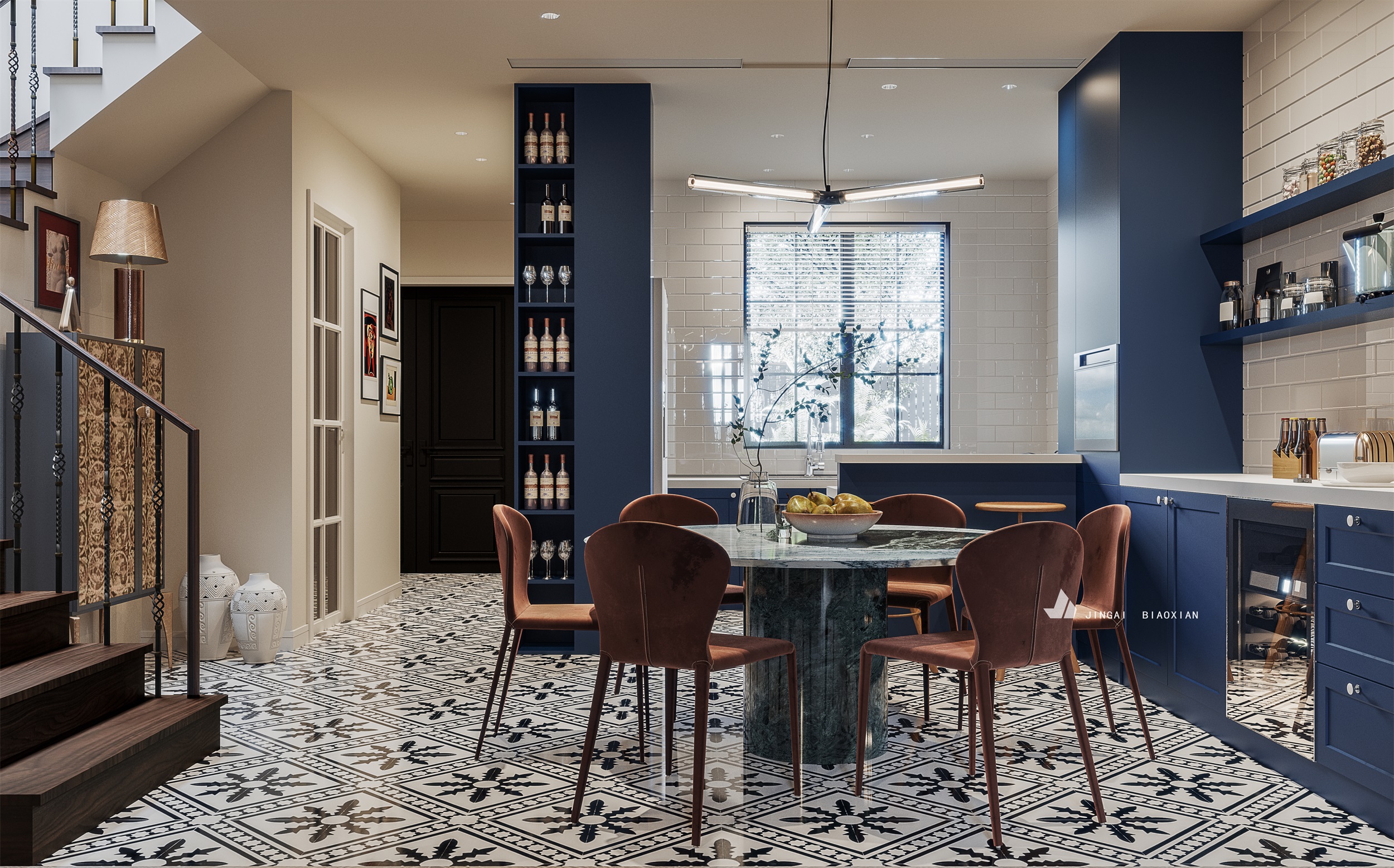 现代简约客餐厅设计案例-21