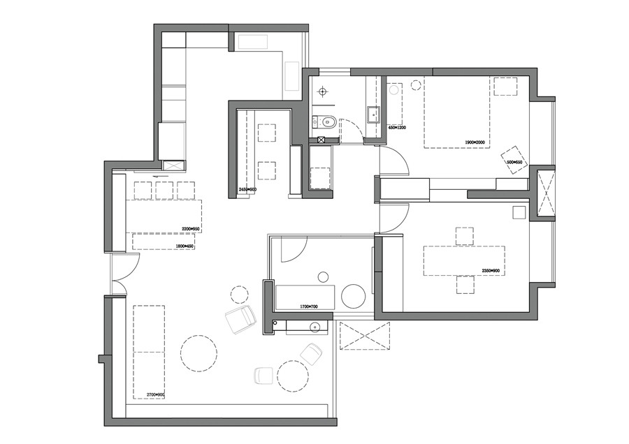 灵活转换的多元住宅空间-1