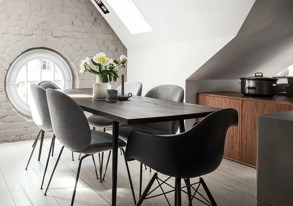 百年砖墙的现代阁楼公寓-5