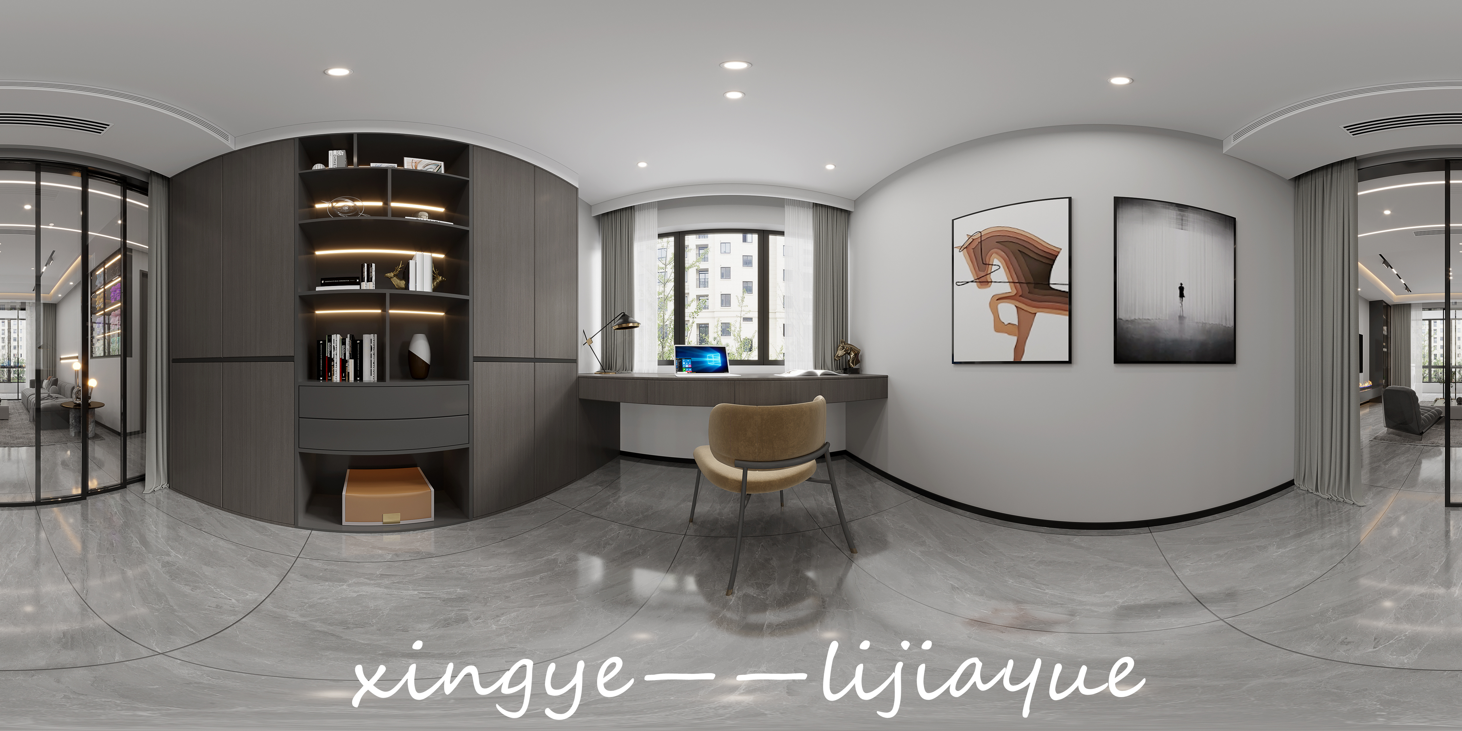 室内装修——黑白灰-5