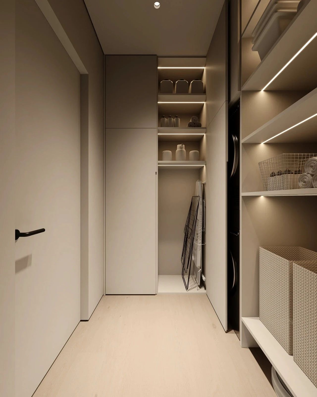 原木系奶油风极简空间loft公寓设计丨URSA STUDIO-84