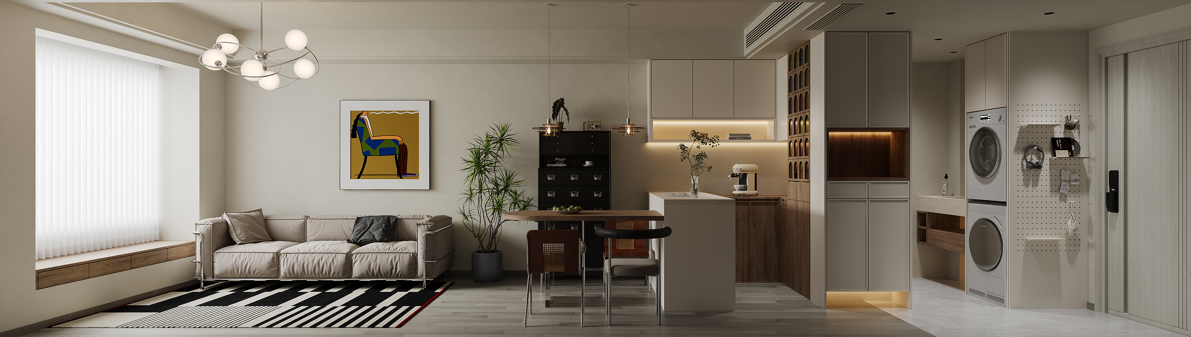 轻中古包豪斯风-艺米效果图-0