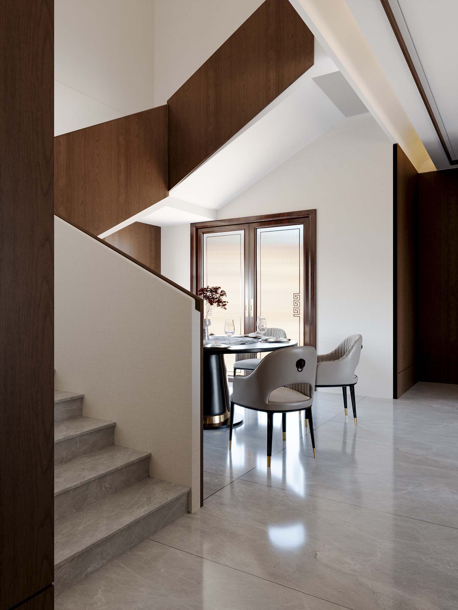 古代人智慧  新中式客餐厅-7