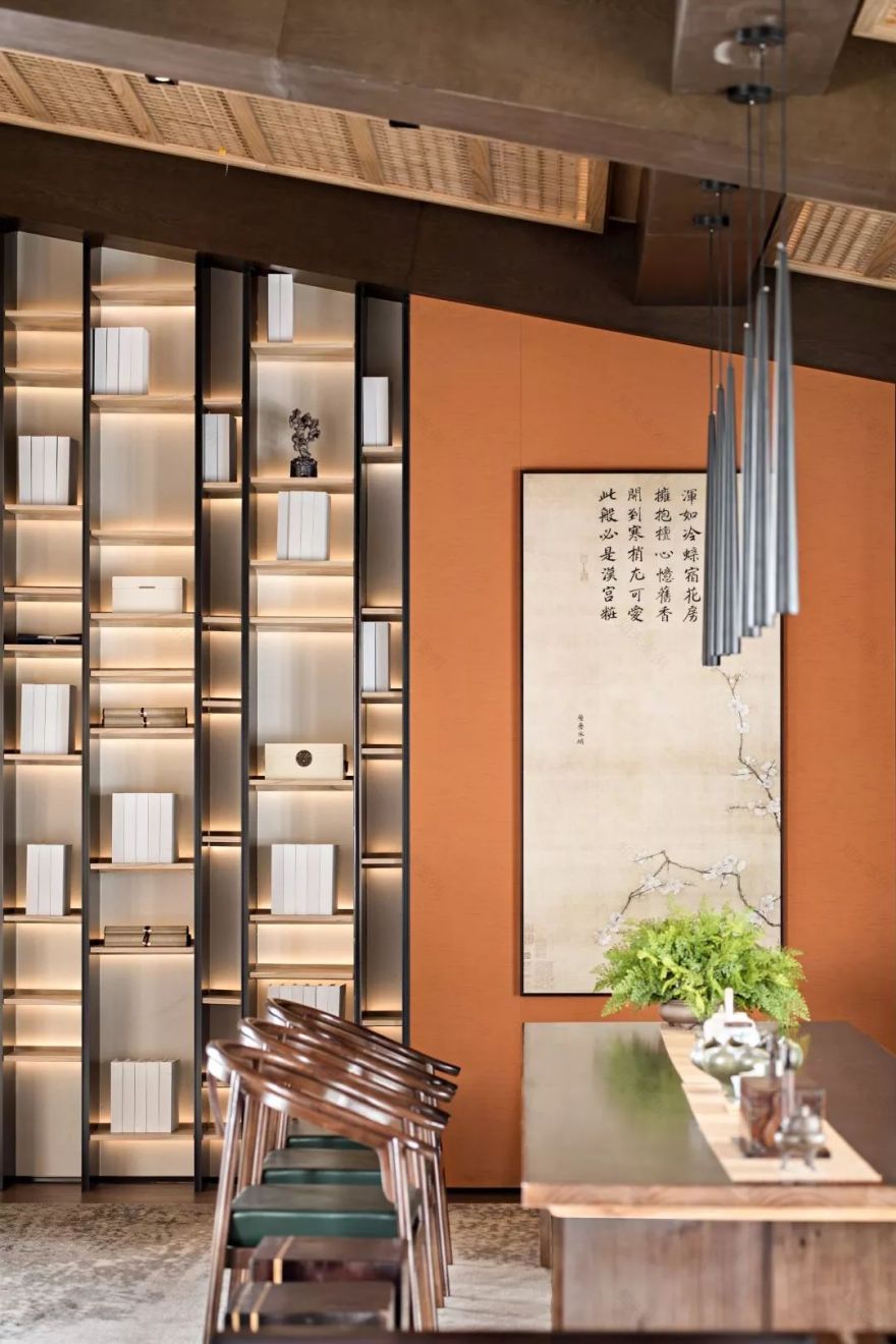 崇義綠邦合一山居銷售中心 | 竹鄉文化的室內空間演繹-35