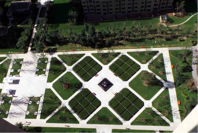 绿化设计中的地被放线手法与植物配置-56