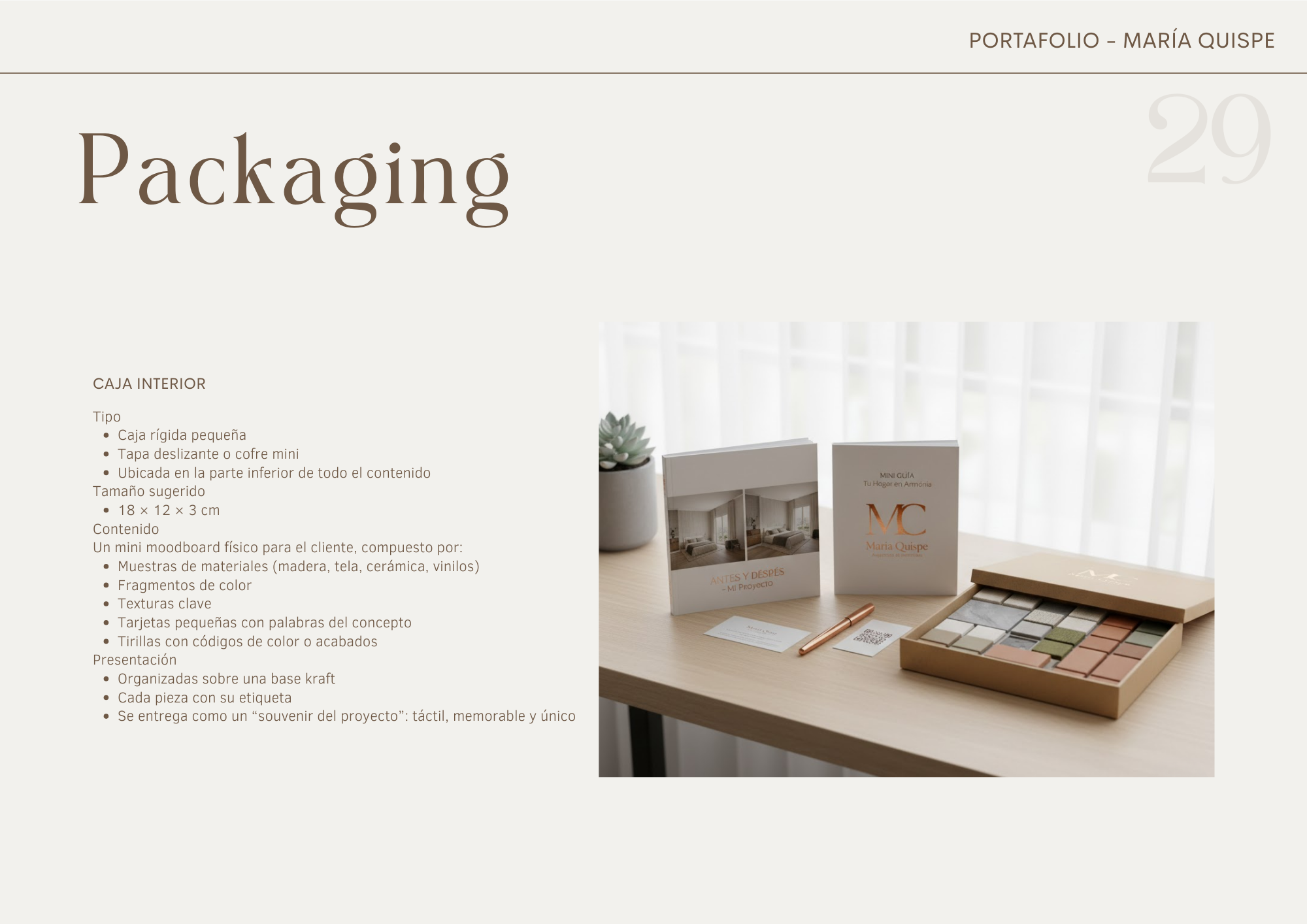 Portafolio profesional 2025-29