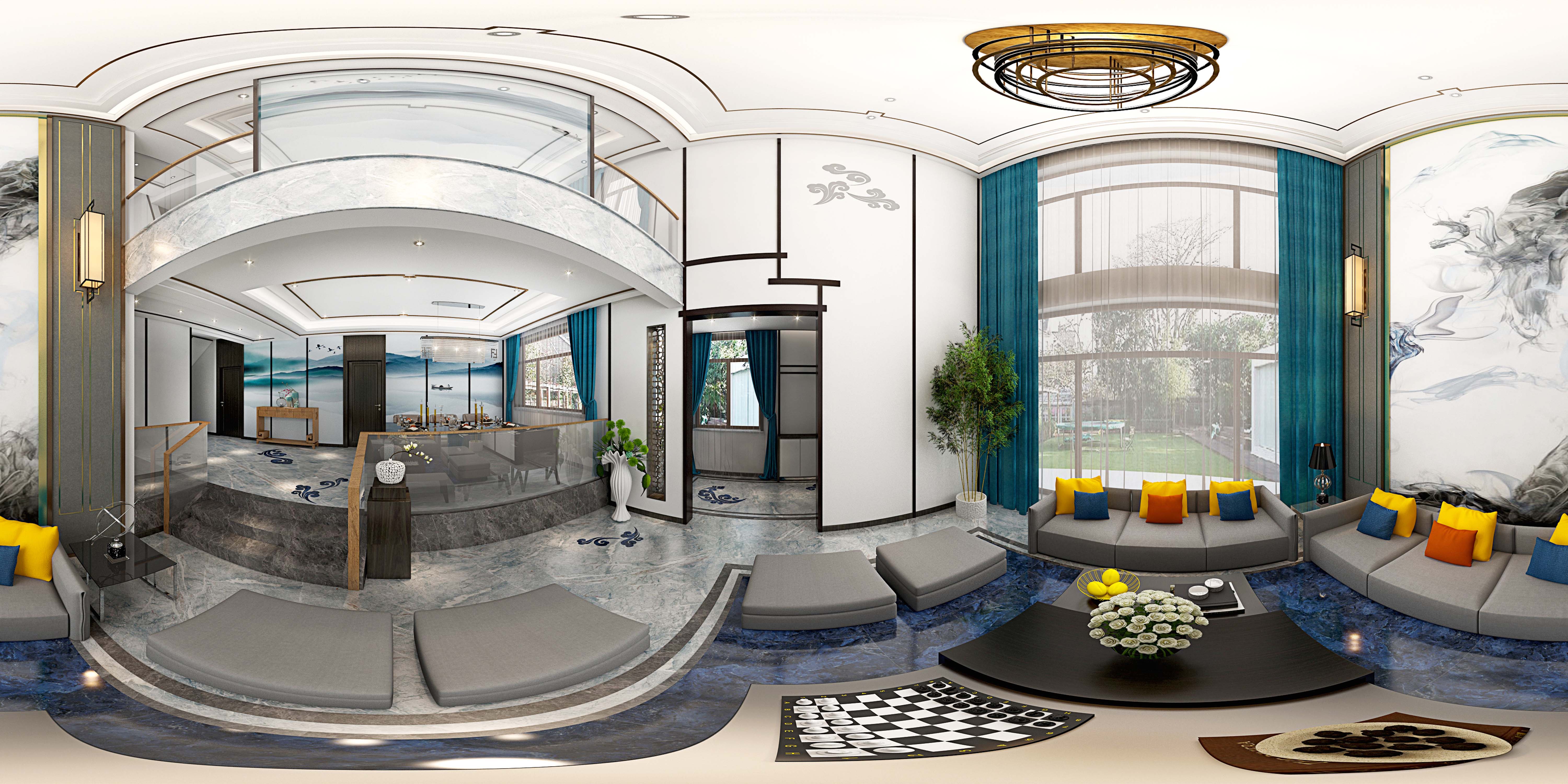 唐山唐新中式别墅 | 简约东方风格的魅力-6