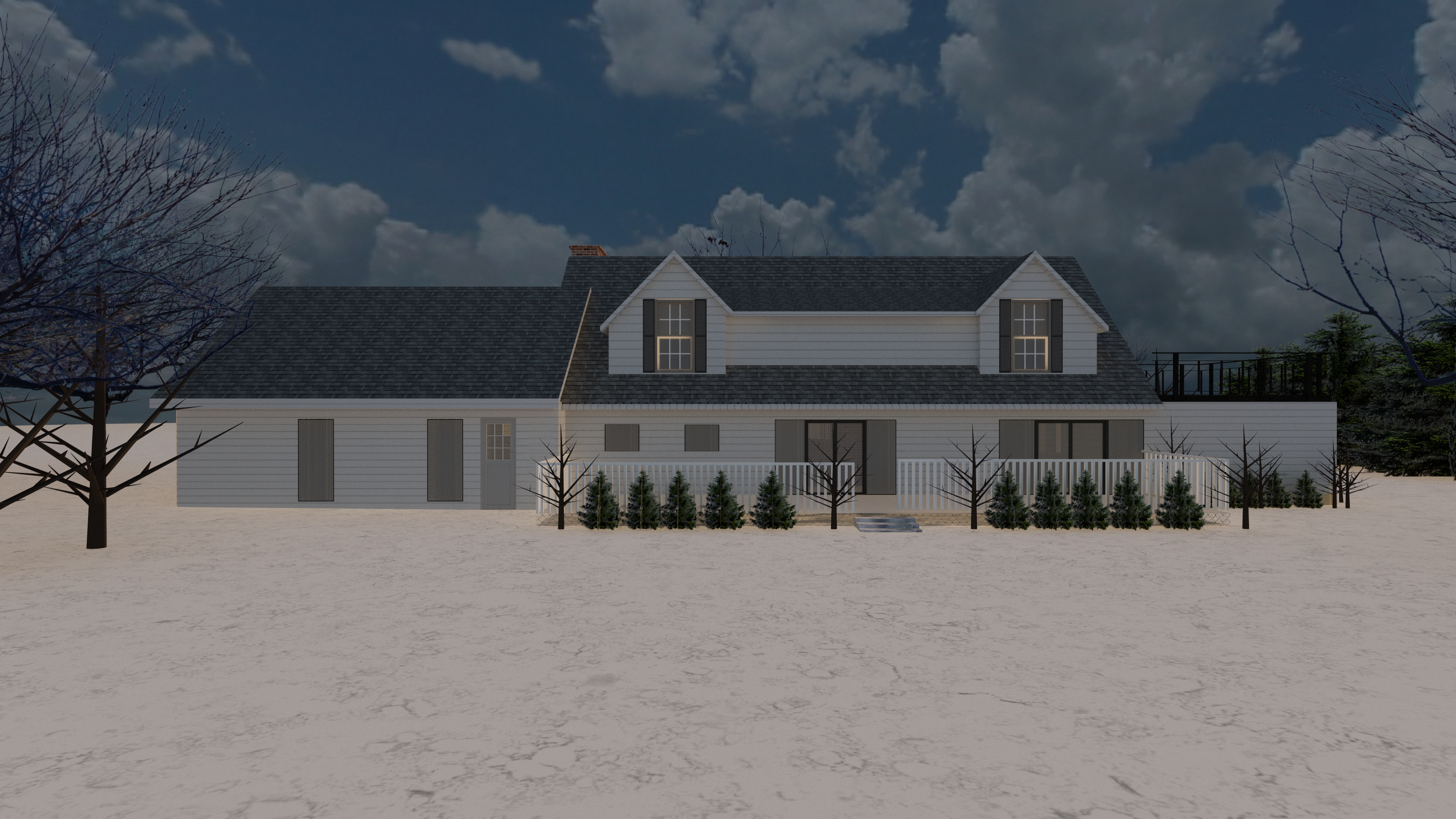 3d House model-17