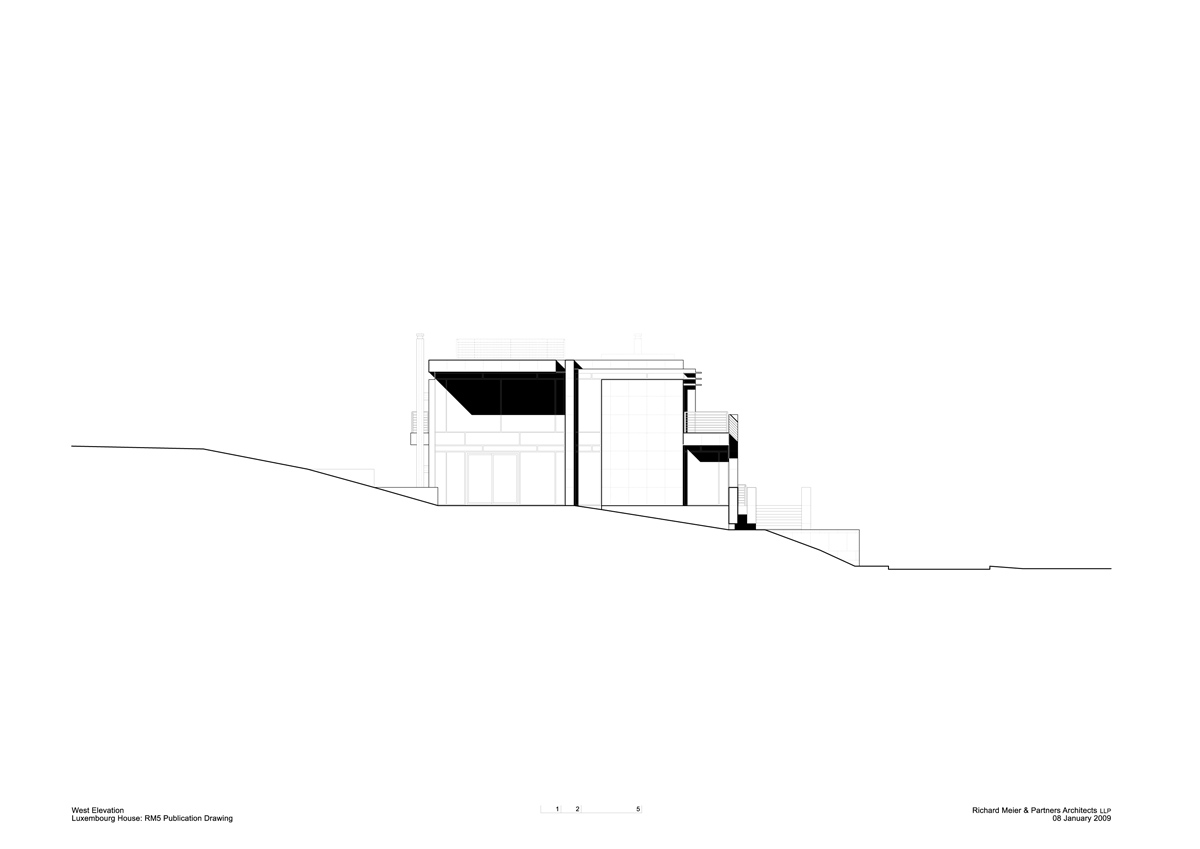 卢森堡 L 型隐居小墅丨richard meier 建筑事务所-29