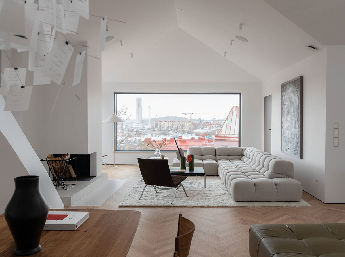 斯德哥尔摩百年老屋惊艳阁楼公寓设计-1