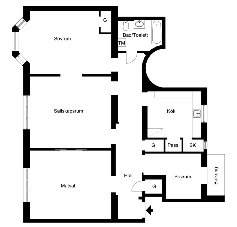 充满艺术气息的瑞典自然风公寓-26
