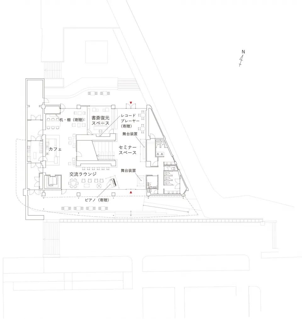 早稻田国际文学馆(村上春树图书馆)丨隈研吾建筑都市设计事务所-98