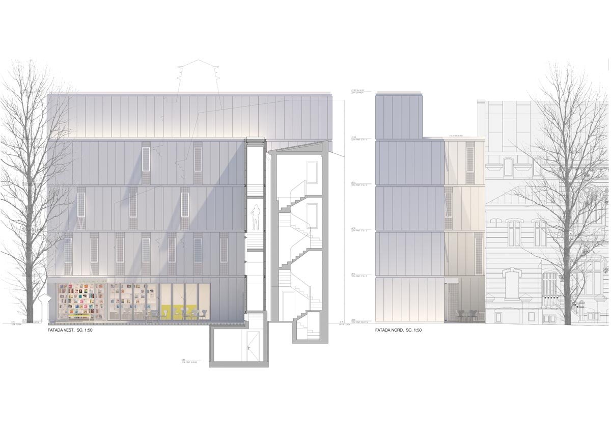 罗马尼亚建筑师协会建筑文化中心扩建项目-79