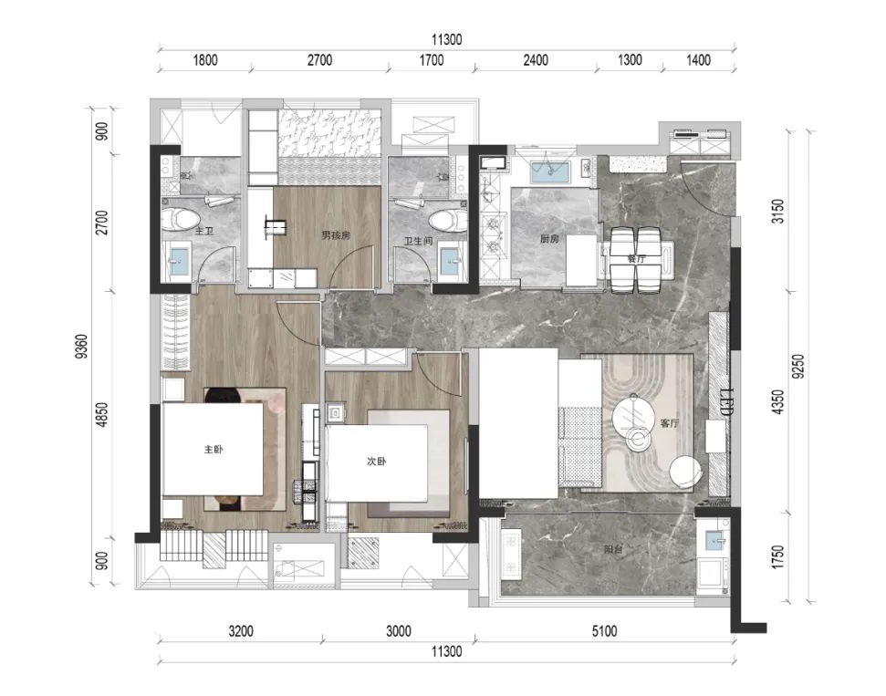 四季星光售楼处样板房丨中国苏州丨YZD域正设计-69
