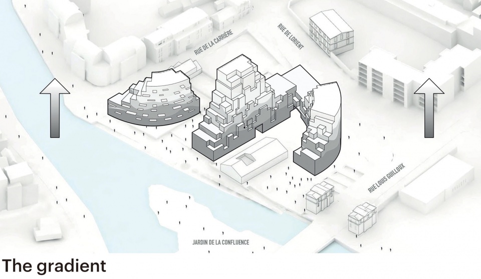 法国雷恩 Ascension Paysagère 住宅综合体 | 绿色河畔的高密度建筑设计-6