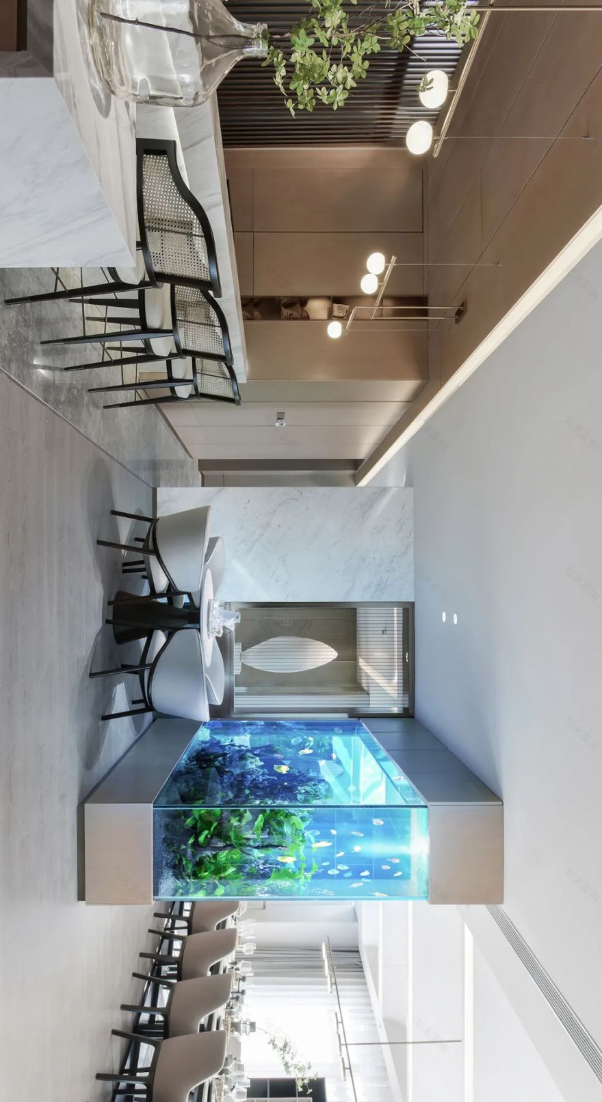 繁世中的宁静归所 | 北京亿城燕西华府 650㎡自然隐奢别墅设计-14