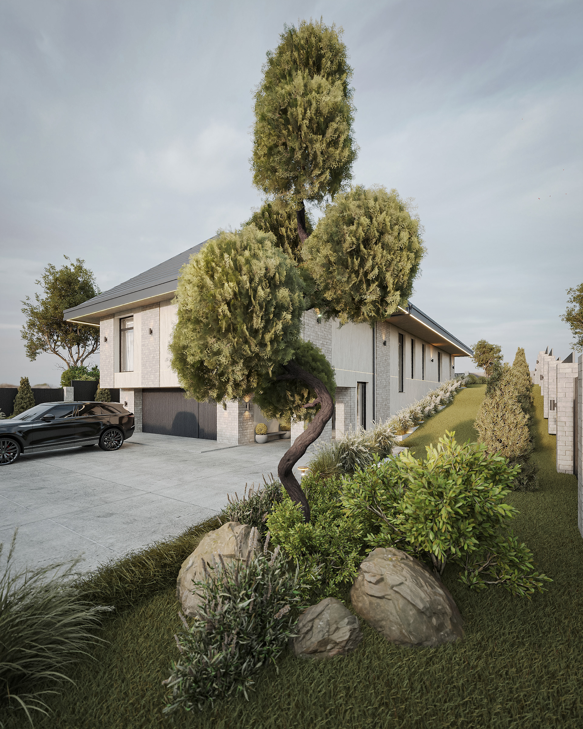 现代住宅外立面设计丨乌克兰基辅-10