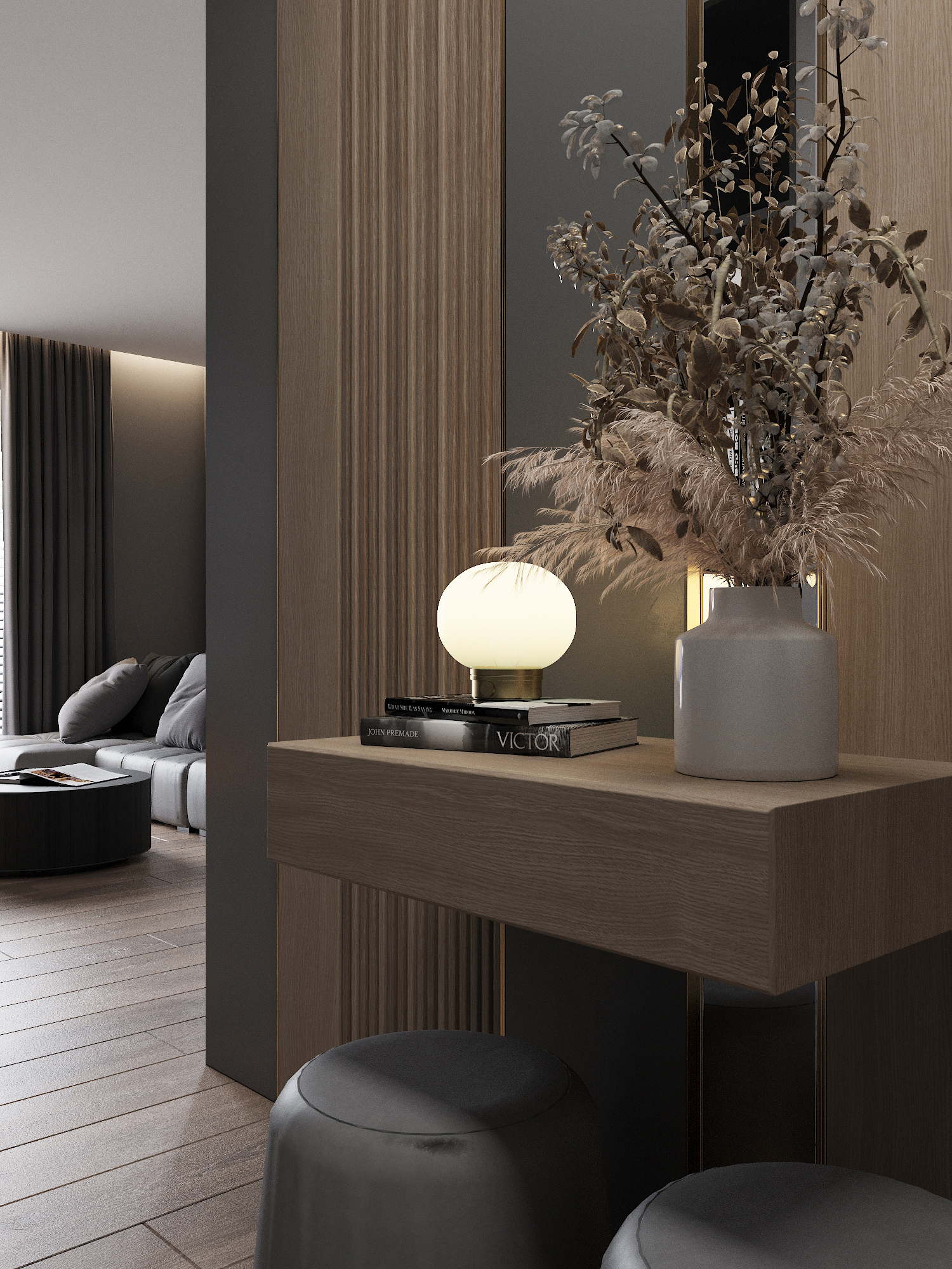 Gray Apartment Design-8