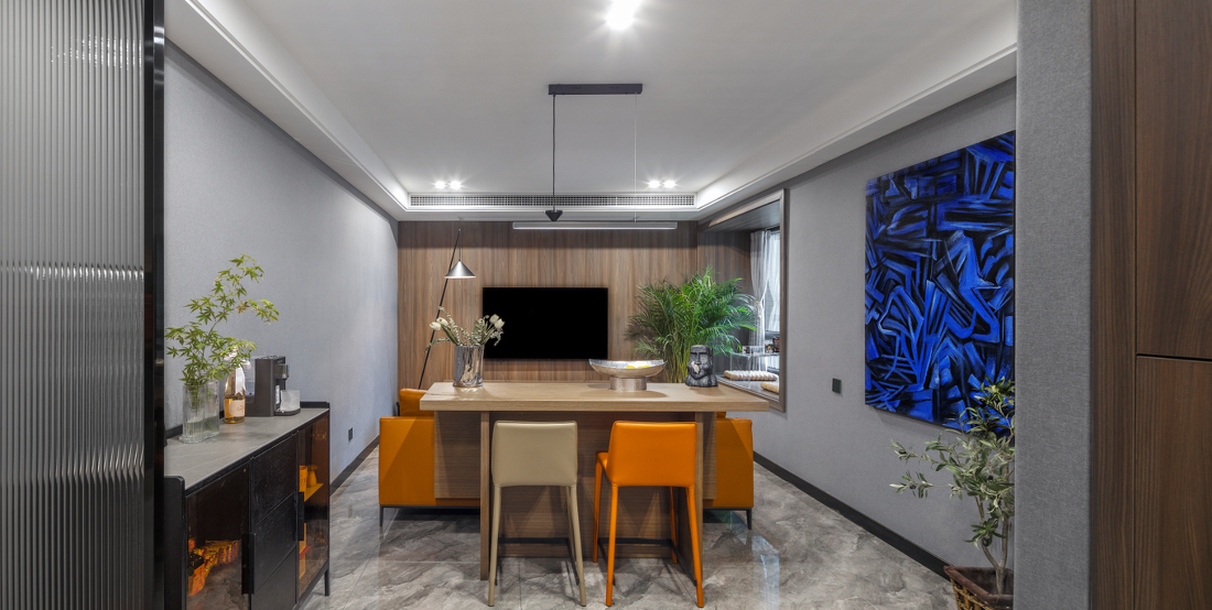 新婚夫妻现代风家居设计-54