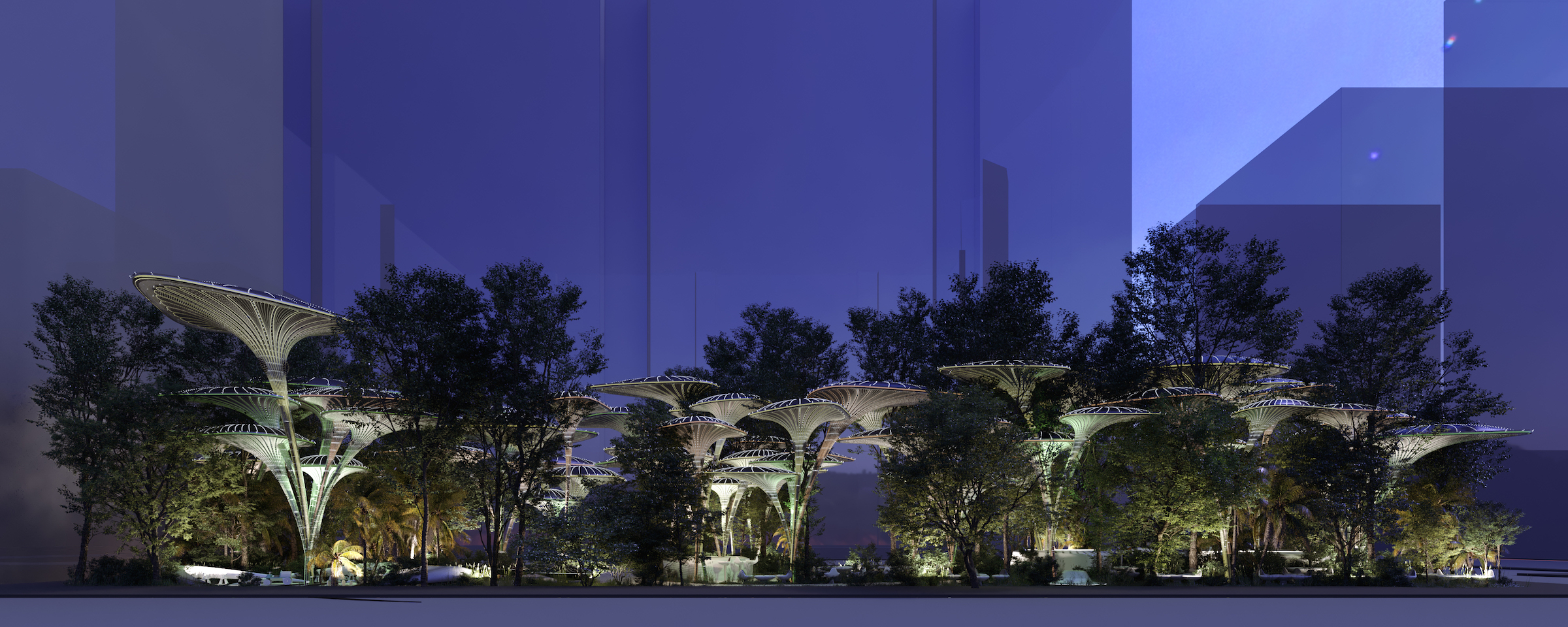 绿洲 + 系统,人造模块化棕榈呼吸结构系统丨阿联酋阿布扎比-24