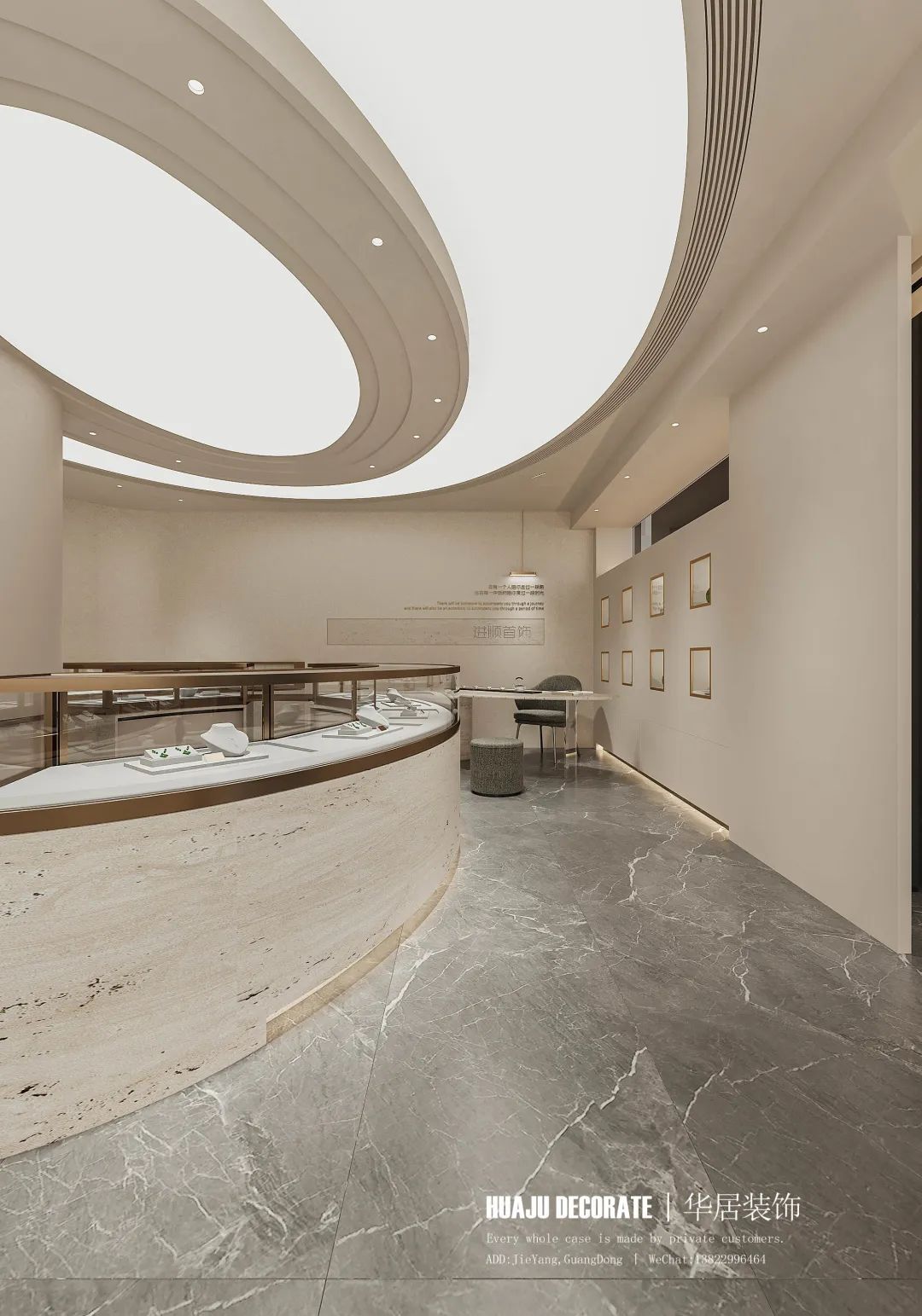 中古风首饰展厅丨中国揭阳丨华居装饰-9