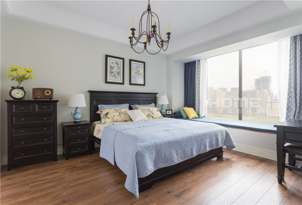 两江国际 126 平美式小清新,Tiffany 蓝打造浪漫梦境-33