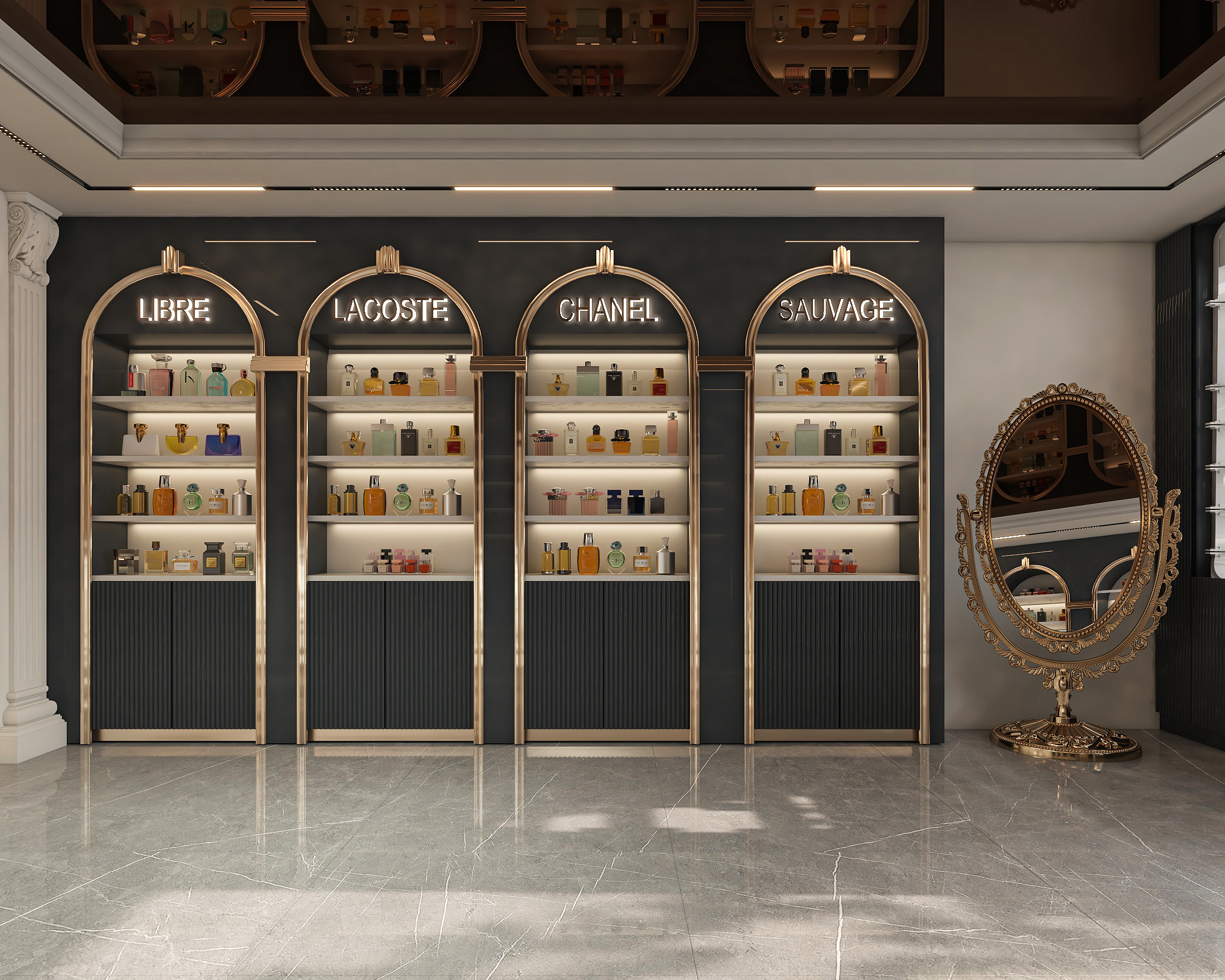 A perfume shop with a classic style-1