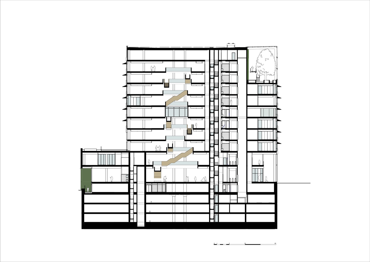 荷兰 Venlo 市府大楼 | 全球最大绿墙，环保与可持续的典范-33