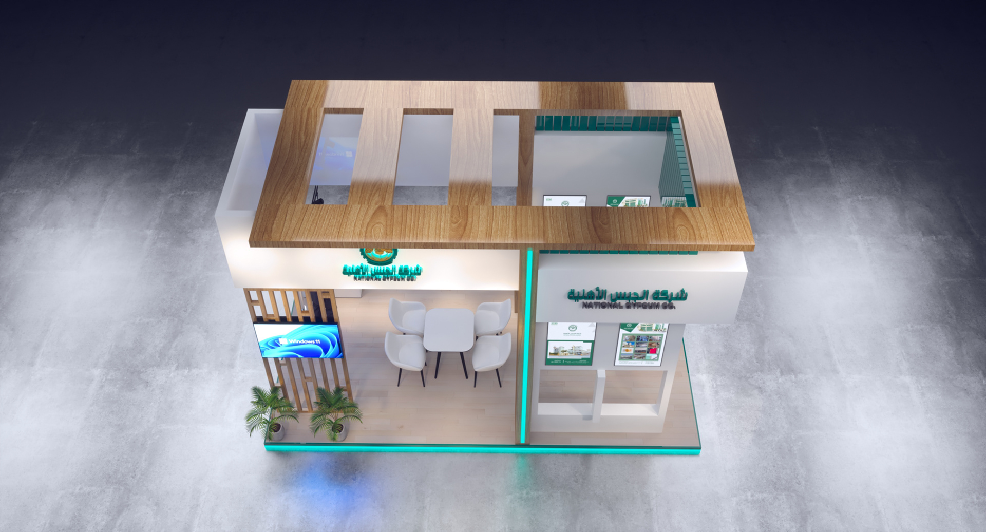 Gypsco exhibition- stand- booth- design - event - 3D-9