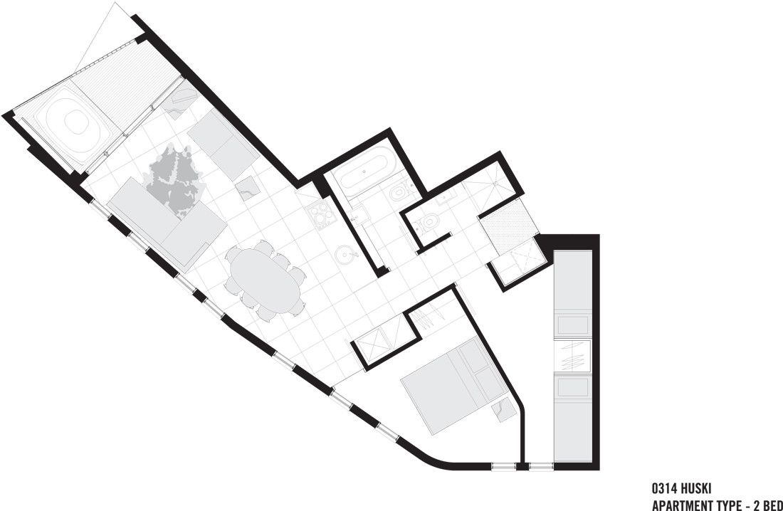 雪花中的 Huski 公寓 | Elenberg Fraser 建筑-49