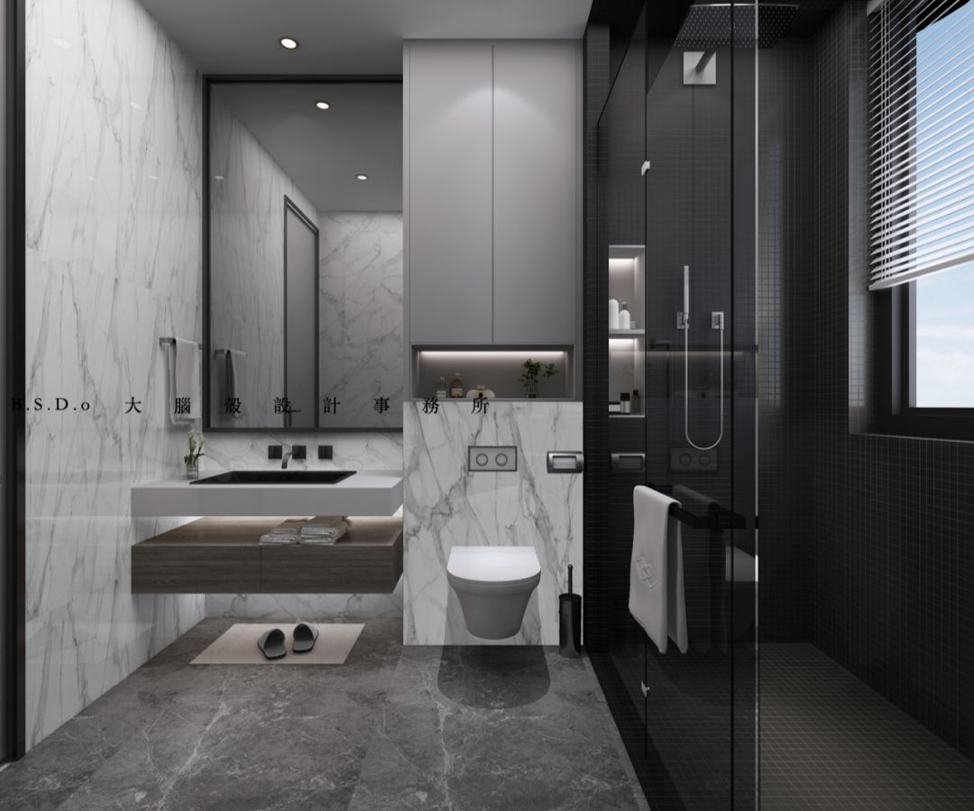 保定云溪九城 | 简约黑白灰,宁静和谐之家-57