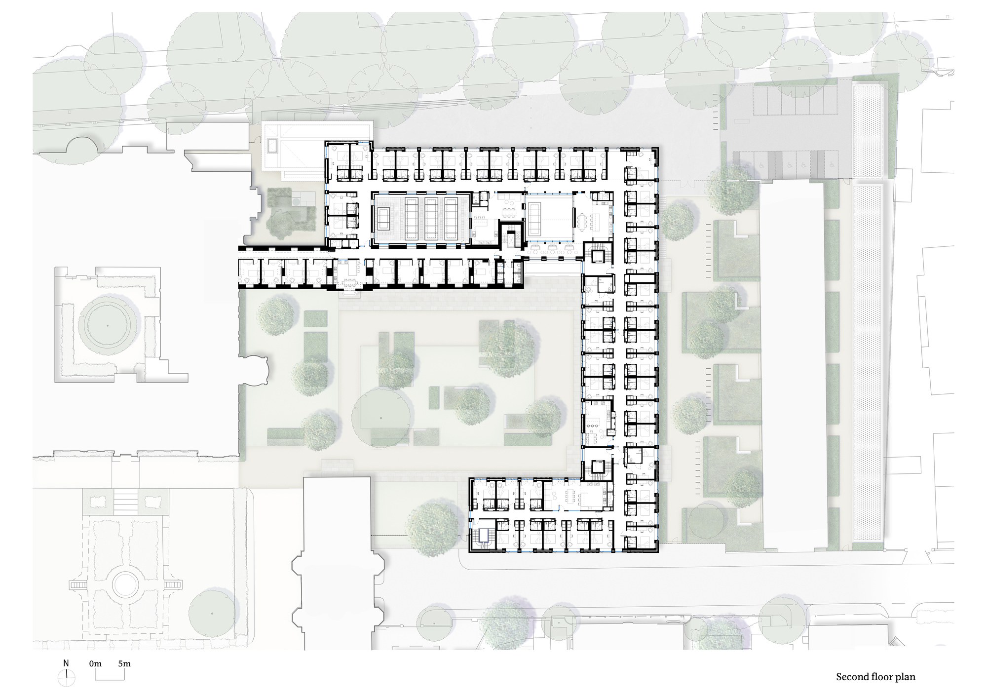 剑桥大学 Newnham 学院 Dorothy Garrod 建筑——手工砖墙与现代空间的完美融合-30