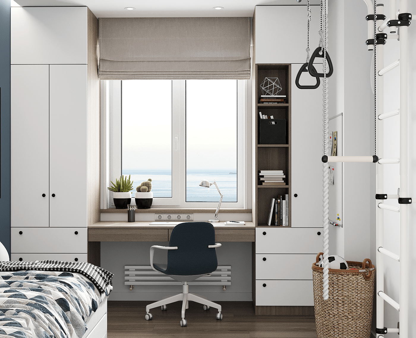 79㎡高级灰色系小空间公寓设计-14